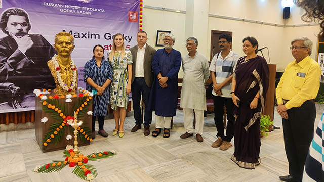 Famous Soviet author Maxim Gorky’s 155th birth anniversary celebrated in Kolkata’s Gorky Sadan