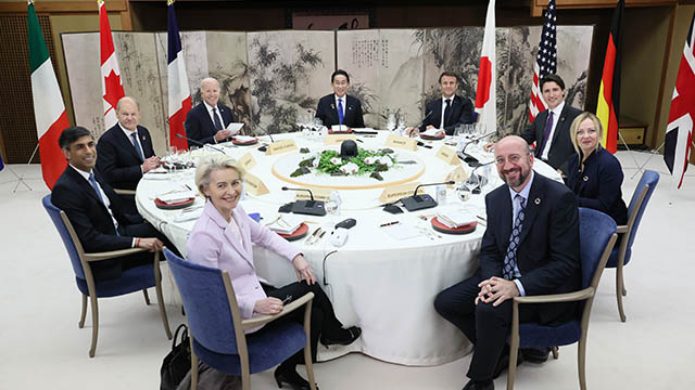 Russia and China dominated the G-7 summit in Hiroshima without their presence