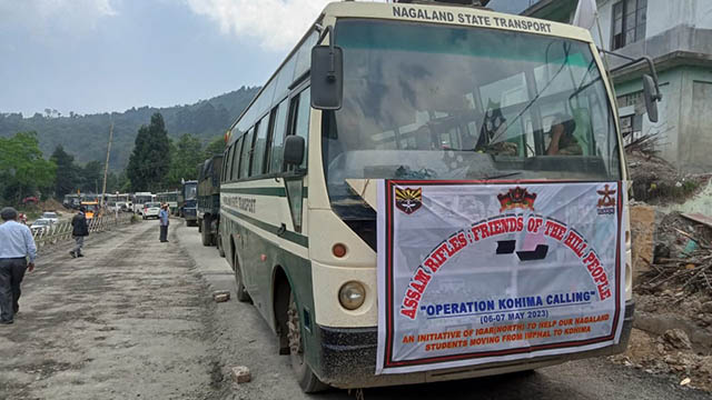 Amid ethnic violence in Manipur, the security forces and civil society organisations are helping in evacuating stranded civilians from other states.