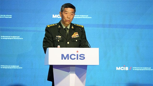 General Li claimed attempts to contain China using Taiwan bound to fail