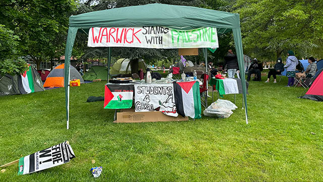 Grounds of resistance: Warwick’s encampment for Gaza