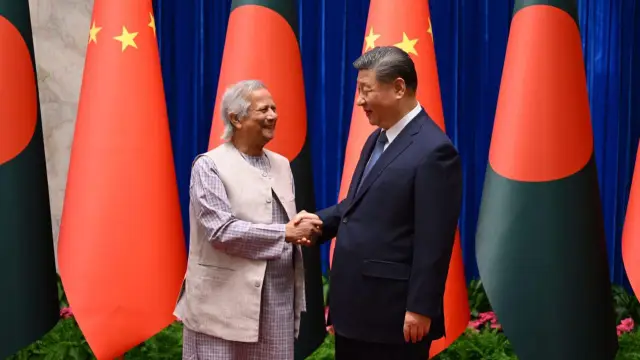 Nobel laureate Yunus steers Bangladesh toward China in a dramatic diplomatic shift. With the US allying with India Beijing fills the void.