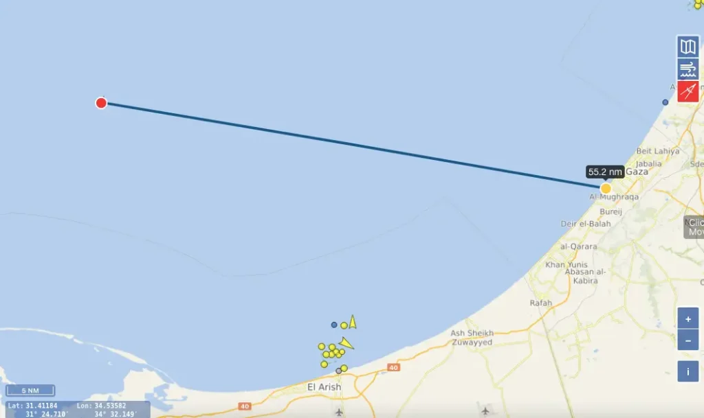 Israel attacks aid ship Handala on international water.