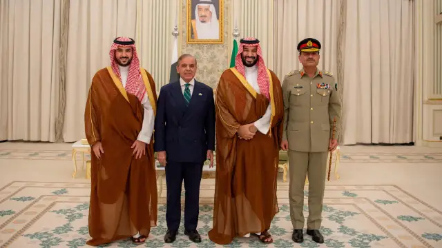 Nuclear-powered Pakistan and oil-rich Saudi Arabia forge a mutual defence pact amid regional tensions, creating ripple effects globally.