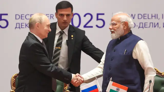 Putin's India visit delivers recycled promises rather than new agreements. Analysis reveals Modi continues precarious diplomatic balancing.