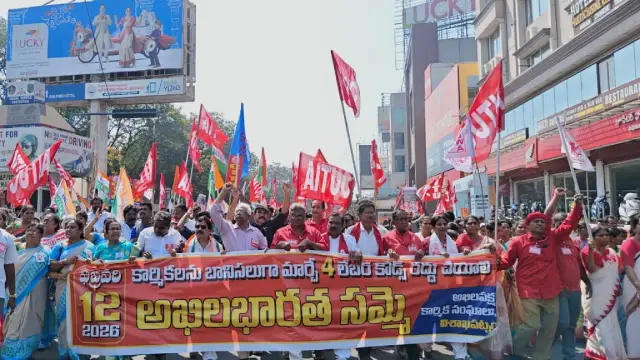 India's labour law reforms prompted a major strike on February 12th, EU's FTA stresses labour rights that union leaders call hogwash.