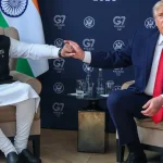 Trump praises Modi at the G7 summit, but behind the compliments lie tariff disputes, maritime tensions and a deeper geopolitical bargain.